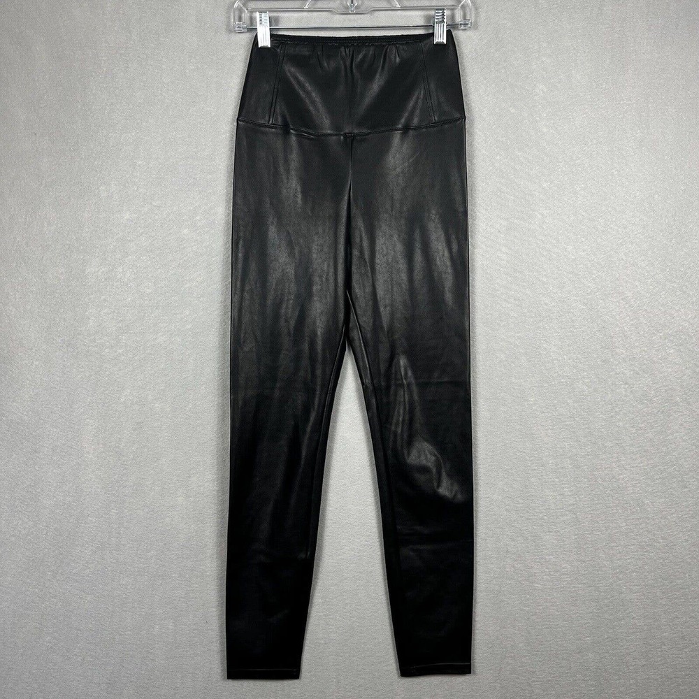 Wilfred Free Daria Vegan Leather Leggings Small Black Pull On High Waisted